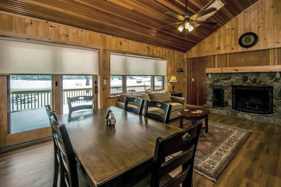 Another View Of The Living Room In The Rosewood Cottage Rental Cabin At The Pmr